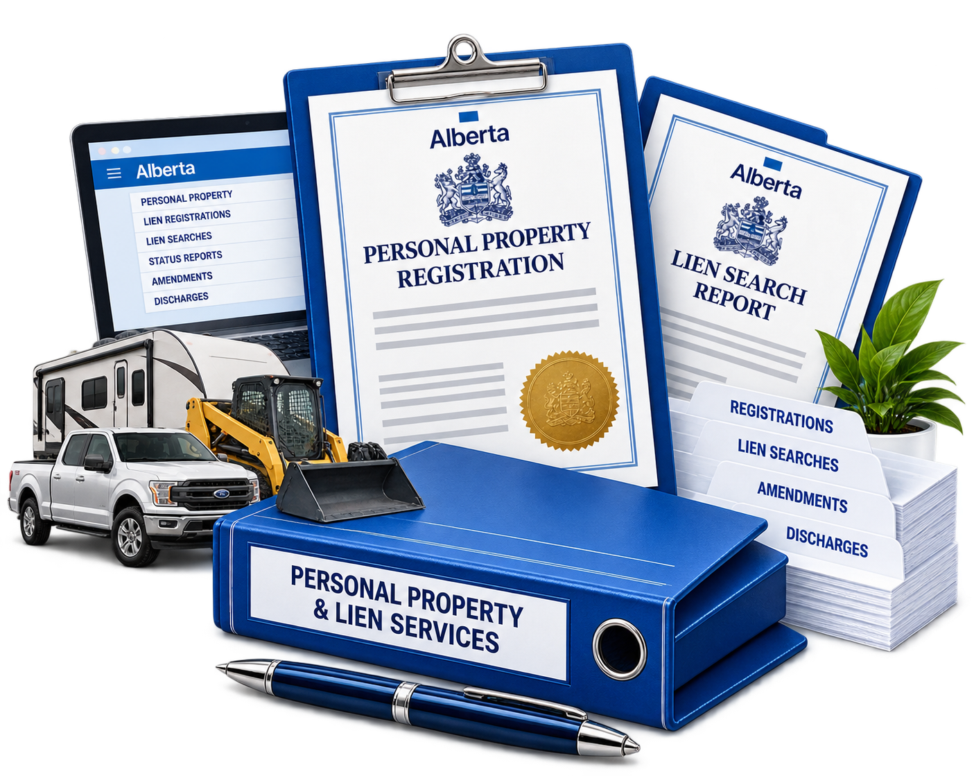 Alberta personal property and lien registry services at Riverbend Registries