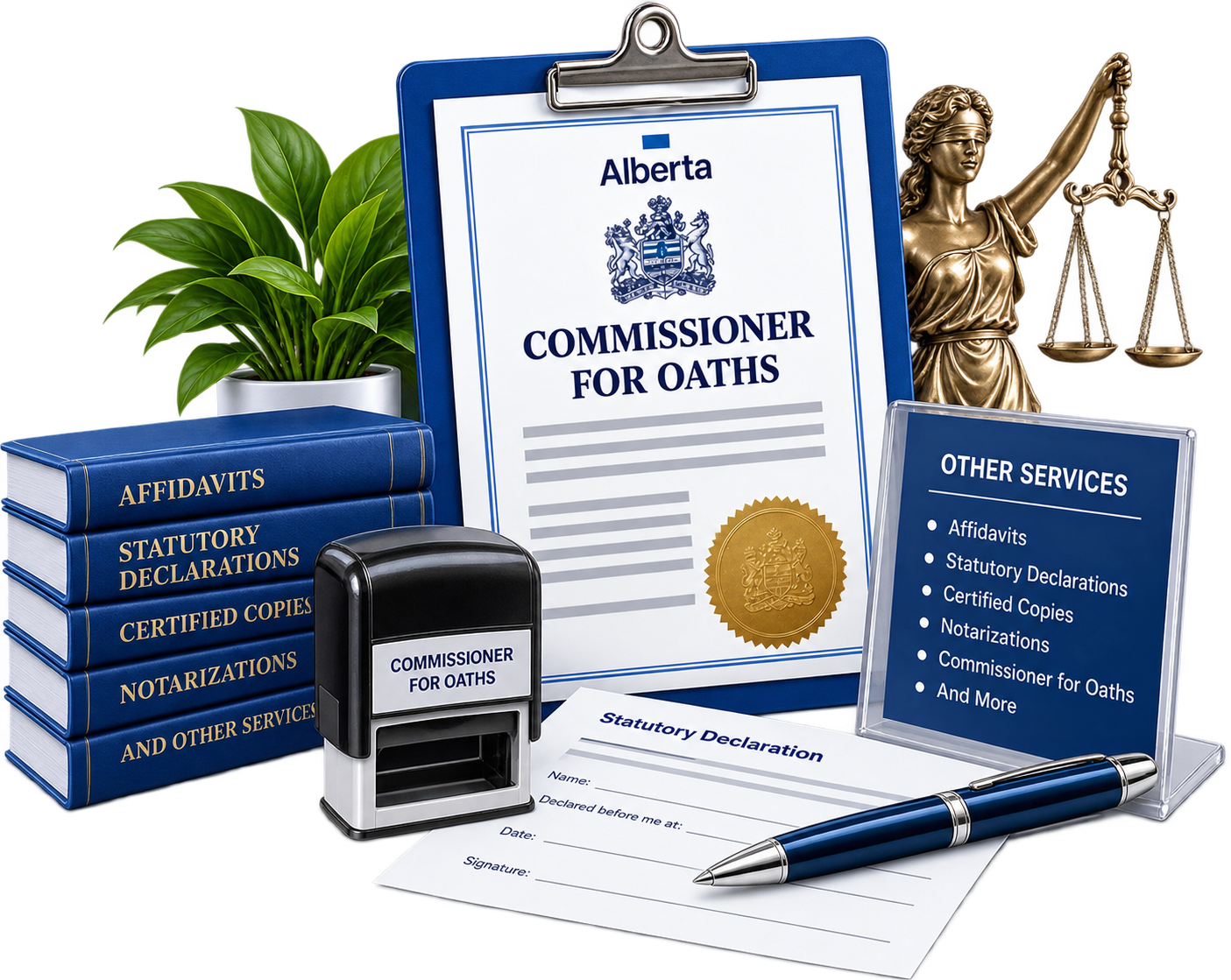 Commissioner for Oaths and related document services at Riverbend Registries
