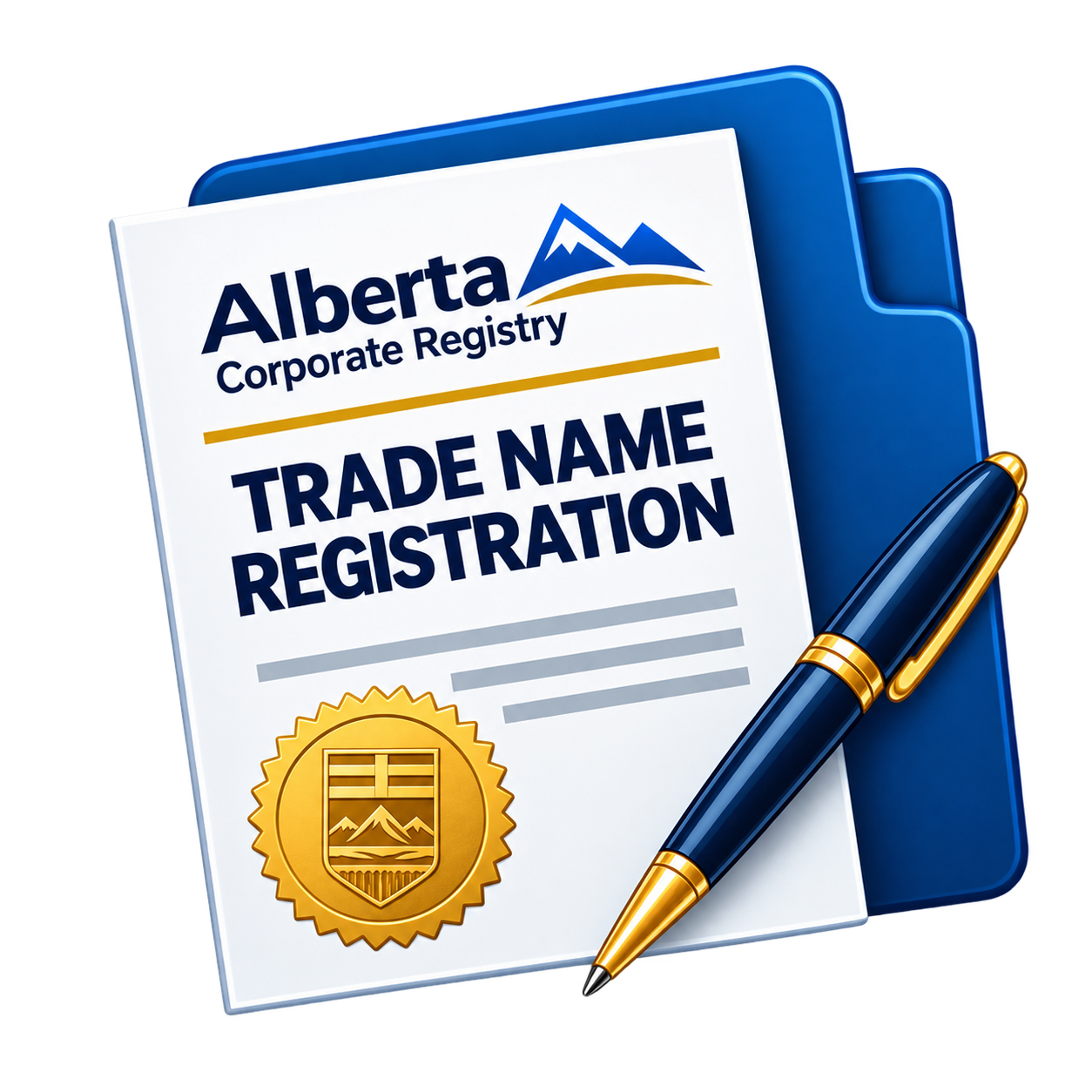 Register an Alberta trade name at Riverbend Registries