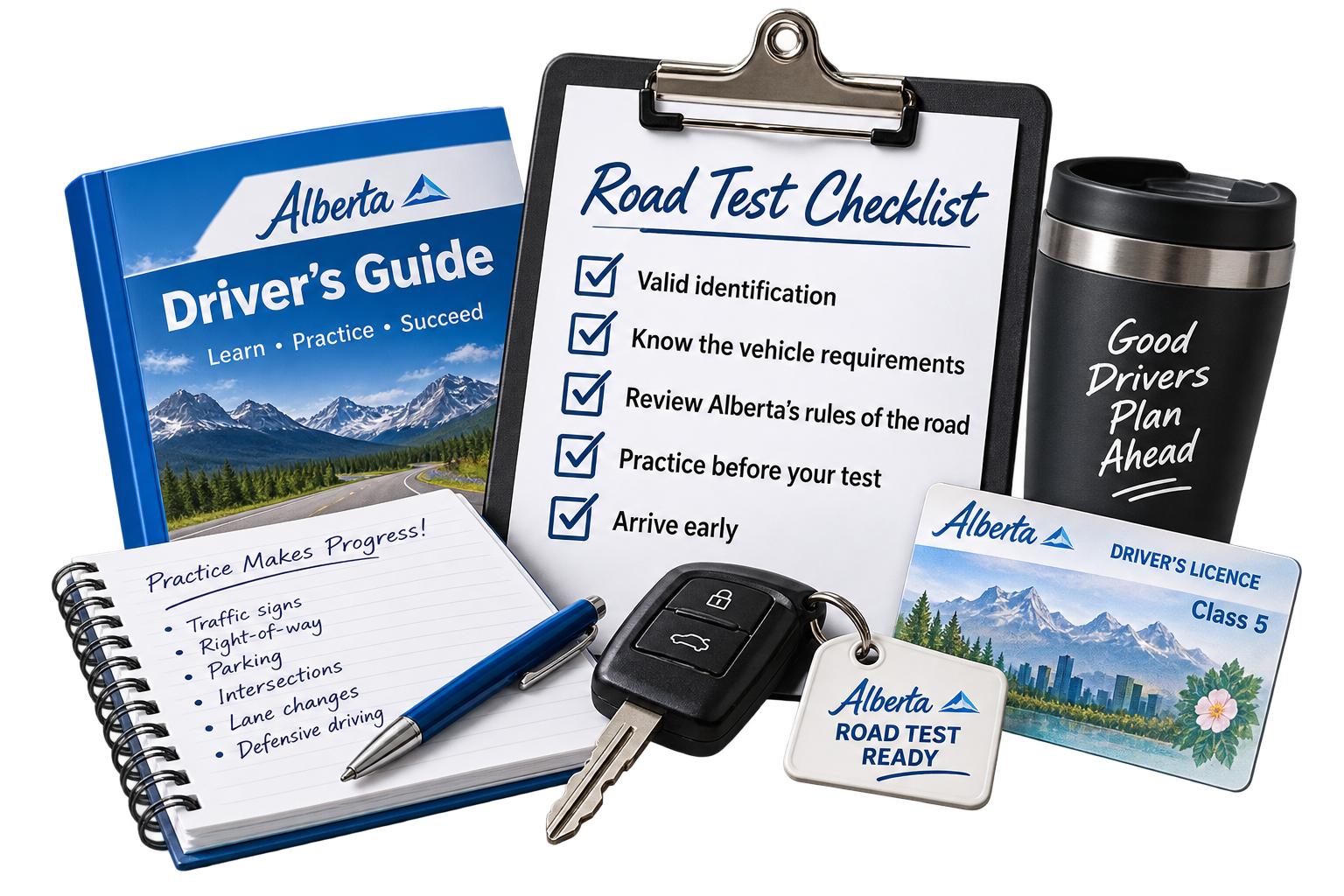 Preparing for an Alberta road test