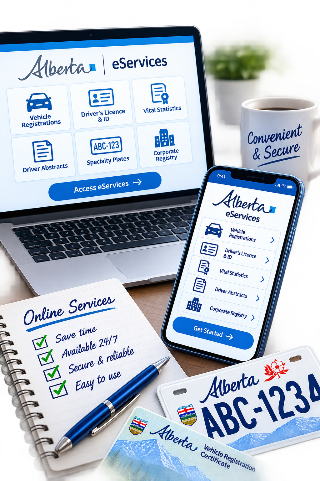 Alberta online registry services
