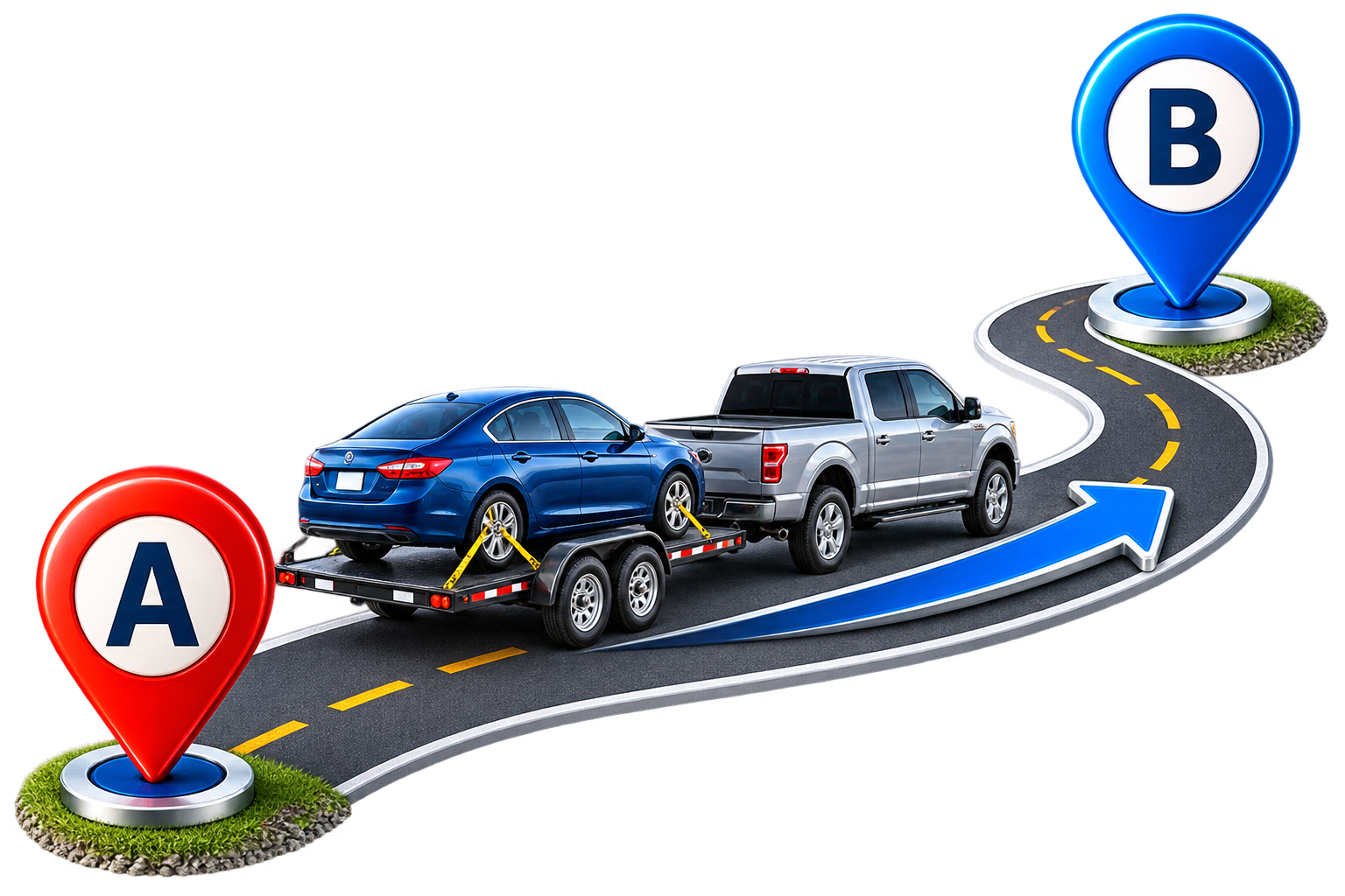 Alberta in-transit permit for moving a vehicle from point A to point B