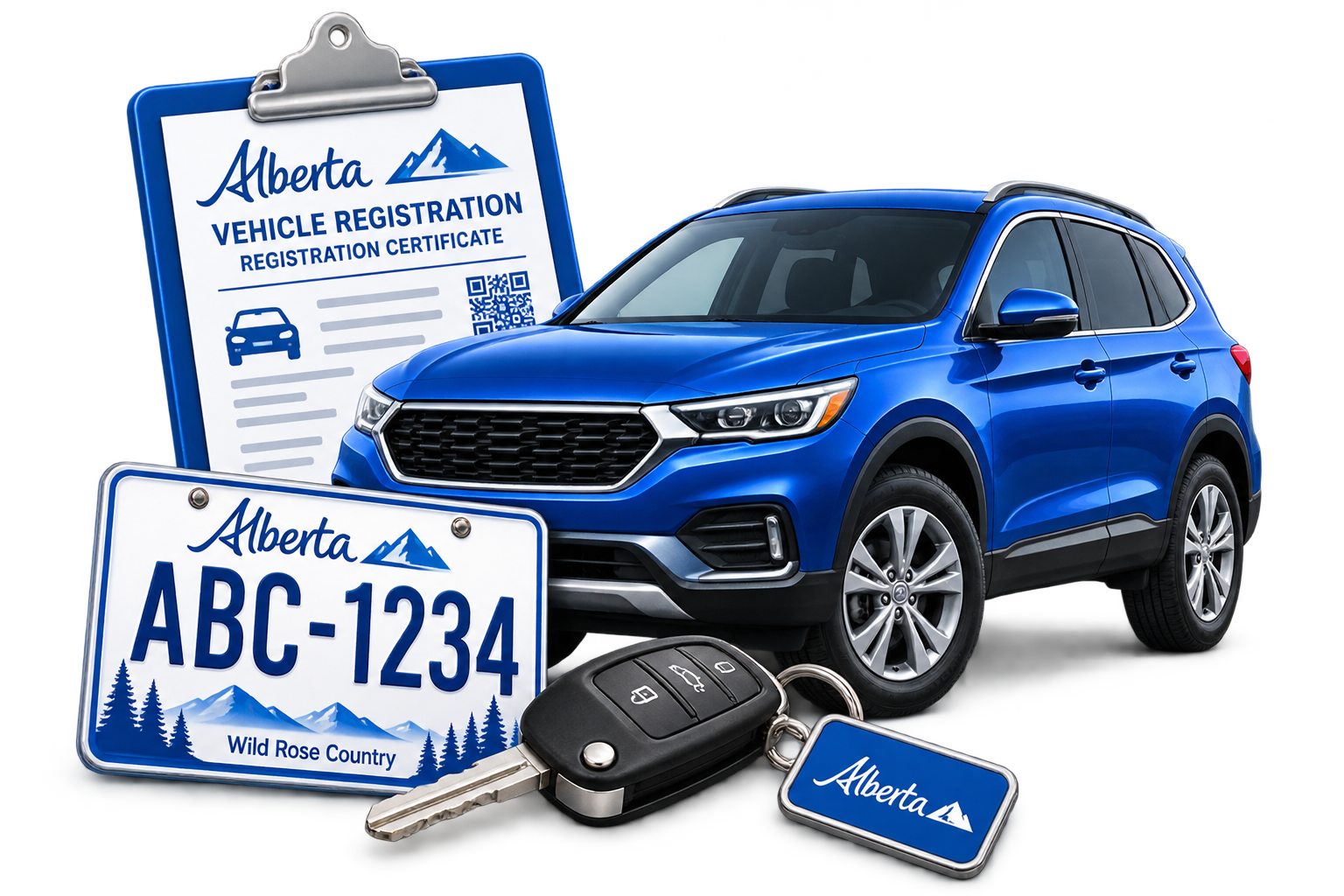 Alberta vehicle registration and renewal services