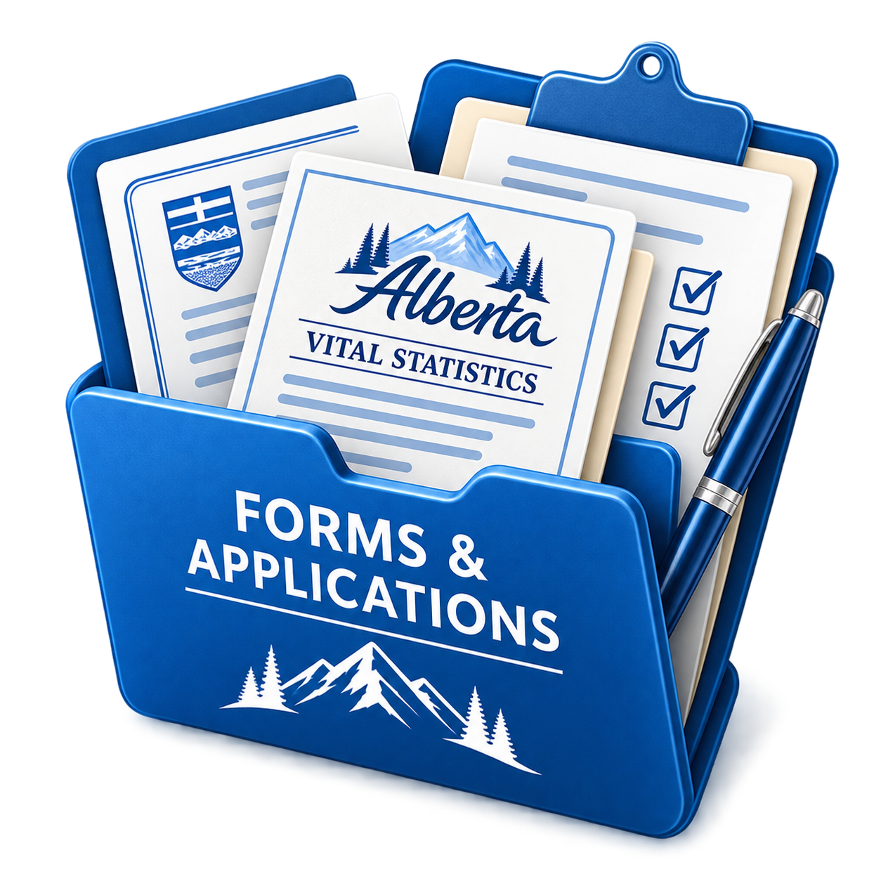 Alberta Vital Statistics forms and applications